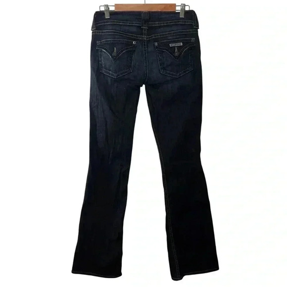 Hudson  Jeans Low Rise Dark Wash Bootcut Denim Blue Jeans Size 28 - Picture 3 of 9